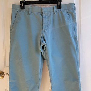 Live A Great Life Turquoise Chinos. Size 34 x 29 gently worn condition.